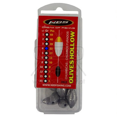 Chumbo Furado NBS 4g (Caixa ~80g) | Nauticmar