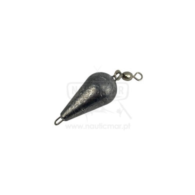 Chumbada Lágrima com Destorcedor 40g | Nauticmar