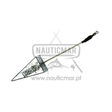 Chumbada Cormoura Pirâmide 150g com Haste | Nauticmar