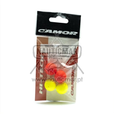 Bola Flutuadora Camor Red 2un + Yellow 2un | Nauticmar