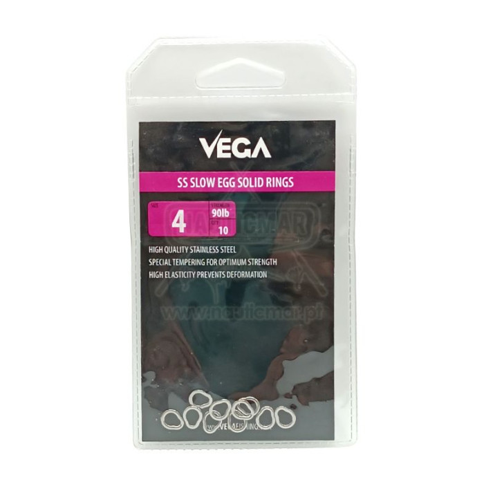Argolas Vega SS Slow Egg Solid Rings Nº4 90lb | Nauticmar