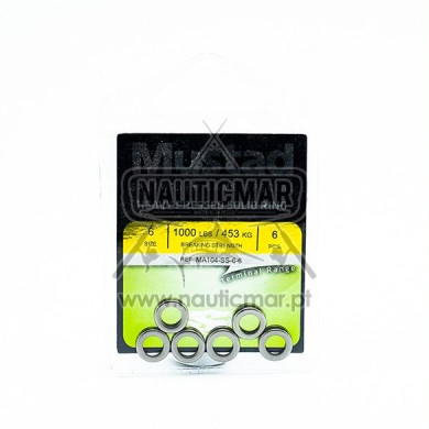 Argolas Mustad Fechada Nº6 6un | Nauticmar