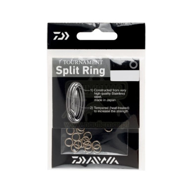 Argolas Daiwa Tournament Split Ring 100lb 59.8kg | Nauticmar