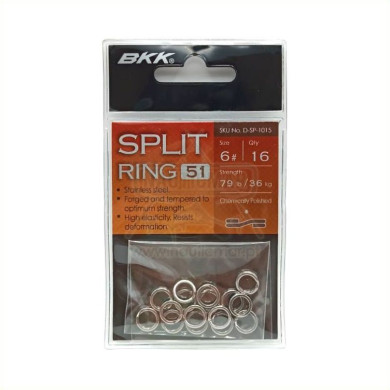 Argolas BKK Split Ring 51 SS Nº6 | Nauticmar