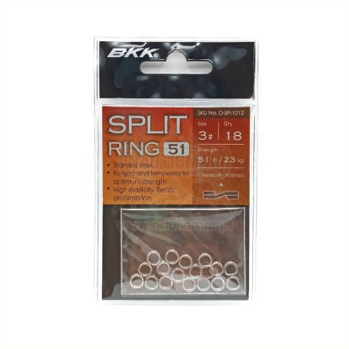 Argolas BKK Split Ring 51 SS Nº3 | Nauticmar