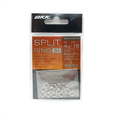 Argolas BKK Split Ring 51 SS Nº4 | Nauticmar