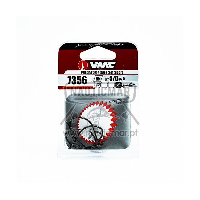 Anzóis VMC 7356 BN Nº5/0 Predator Sure Set SP | Nauticmar