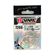 Anzóis VMC 7266 TI Nº3/0 Specimen Inline 6un | Nauticmar