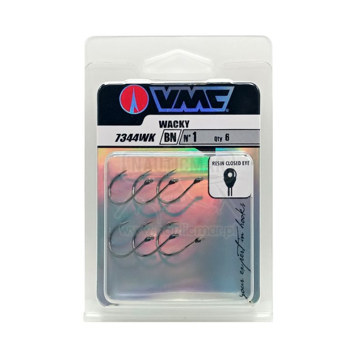 Anzóis VMC 7344 BN Nº1 6un | Nauticmar