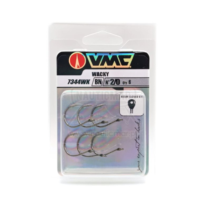 Anzóis VMC 7344 BN Nº2/0 6un | Nauticmar
