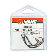 Anzóis VMC 7135 BN Nº3/0 Wide Bait 5un | Nauticmar