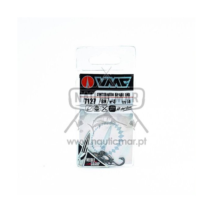 Anzóis VMC 7127 BN Nº4 Umitanago 14un | Nauticmar