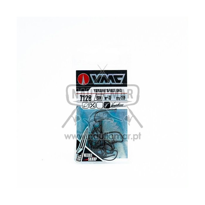 Anzóis VMC 7128 BN Nº4 Yamame 20un | Nauticmar