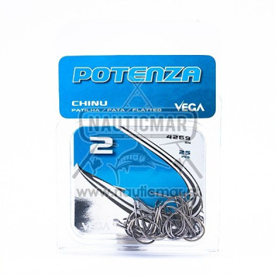 Anzóis Vega Potenza Chinu Patilha 4269BN Nº2 | Nauticmar