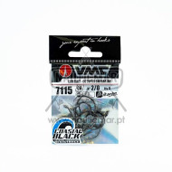 Anzóis VMC 7115 CB Nº2/0 Octopus Barbarian 9un | Nauticmar