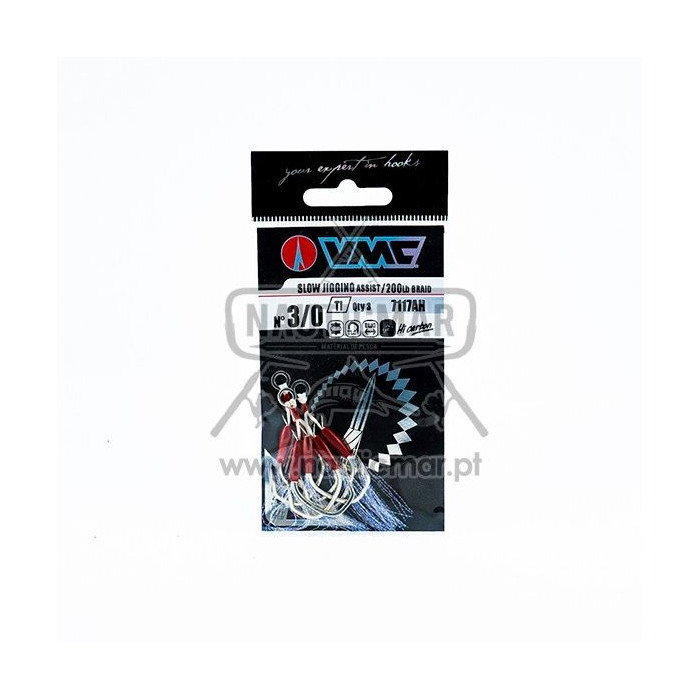 Anzóis VMC 7117AH TI Nº3/0 Slow Jigging | Nauticmar