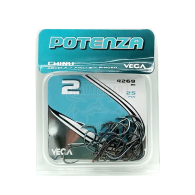 Anzóis Vega Potenza Chinu Argola 4269 BN Nº2 | Nauticmar