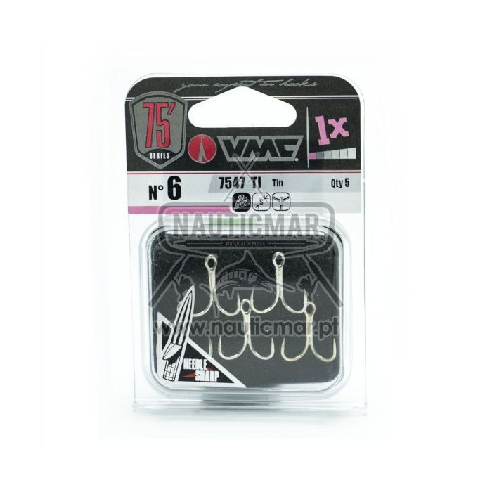 Anzóis Triplos VMC 7547 TI Nº6 5un | Nauticmar
