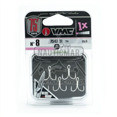 Anzóis Triplos VMC 7547 TI Nº8 5un | Nauticmar