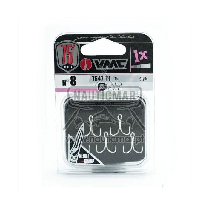 Anzóis Triplos VMC 7547 TI Nº8 5un | Nauticmar