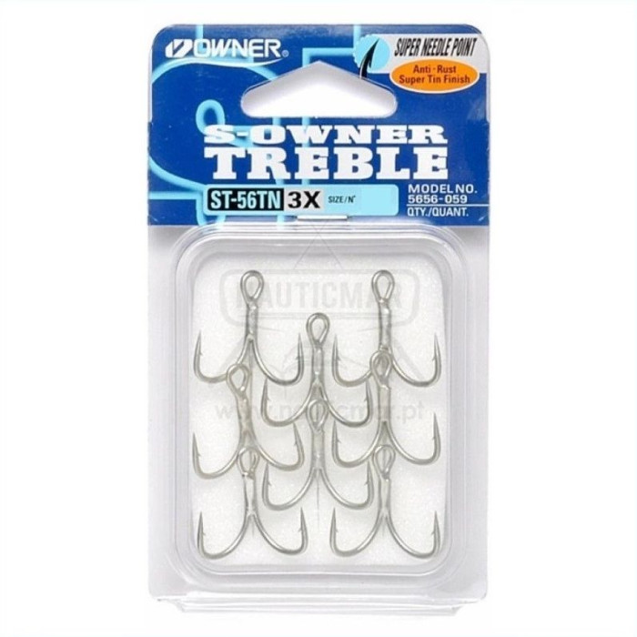 Anzóis Triplos Owner ST-56TN Nº6 | Nauticmar