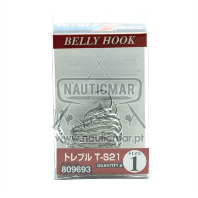 Anzóis Triplos Decoy T-S21 Nº1 6un | Nauticmar