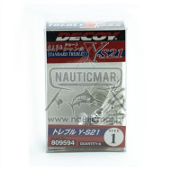 Anzóis Triplos Decoy Y-S21 Nº1 6un | Nauticmar