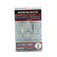 Anzóis Triplos Decoy Y-S21 Nº2 6un | Nauticmar