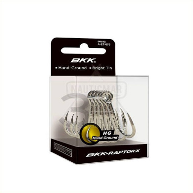 Anzóis Triplos BKK Raptor-X BT Nº6 9un | Nauticmar