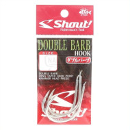 Anzóis Shout Double Barb Silver 33DB Nº1/0 | Nauticmar