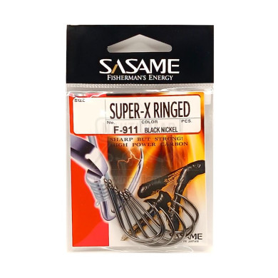 Anzóis Sasame F-911 Super-X Ringed Nº5/0 | Nauticmar
