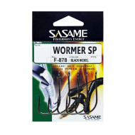 Anzóis Sasame F-878 Wormer SP Black Nº7 | Nauticmar