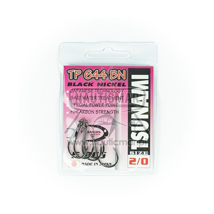 Anzóis Prosargos Tsunami 644 BN Nº2/0 5un | Nauticmar