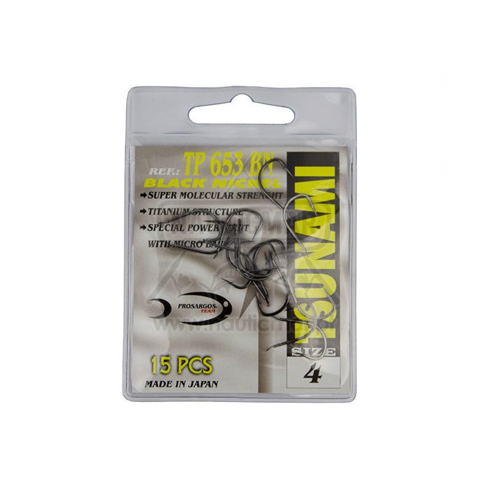 Anzóis Prosargos Tsunami 653 BN Nº4 15un | Nauticmar