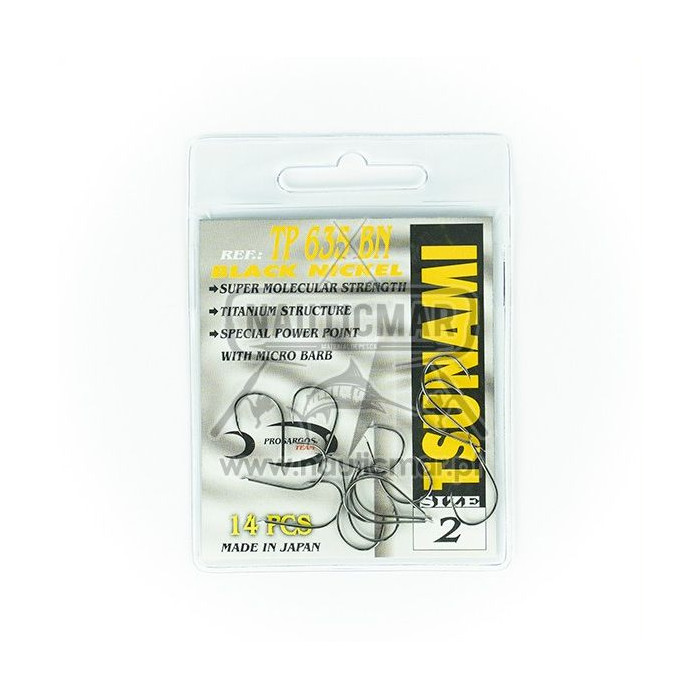 Anzóis Prosargos Tsunami 635 BN Nº2 14un | Nauticmar