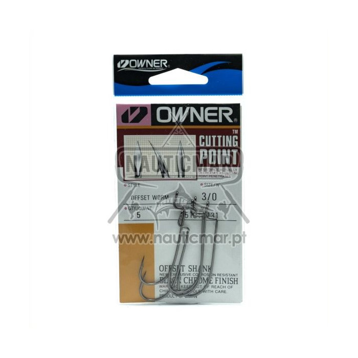 Anzóis Owner Offset Shank 5101-131 Nº3/0 5un | Nauticmar