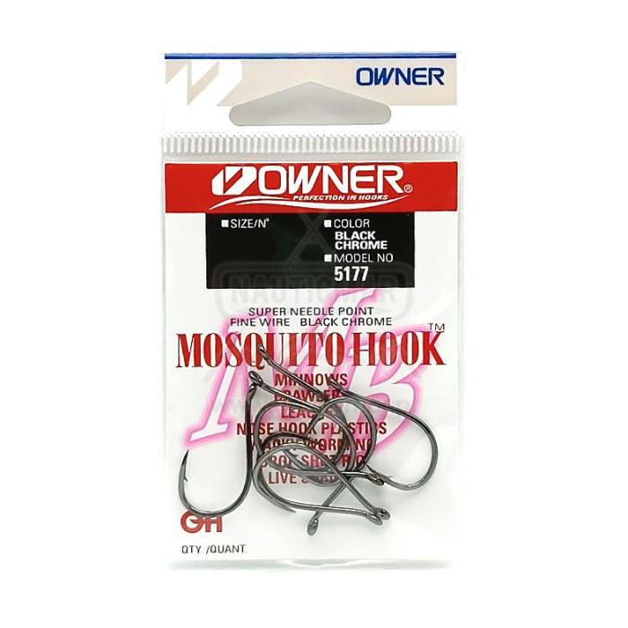 Anzóis Owner 5177 Mosquito Nº4/0 | Nauticmar
