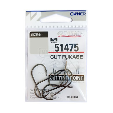 Anzóis Owner 51475 Cut Fukase Nº5/0 | Nauticmar