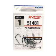 Anzóis Owner 51481 Cut Super Chinu Nº1 9un | Nauticmar