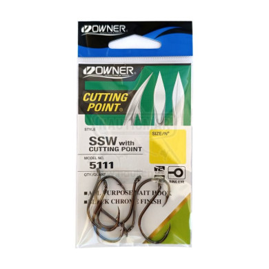 Anzóis Owner 5111 Cutting Point Nº4/0 | Nauticmar