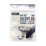 Anzóis Owner 50355 Chinu W/Eye Nº1 | Nauticmar