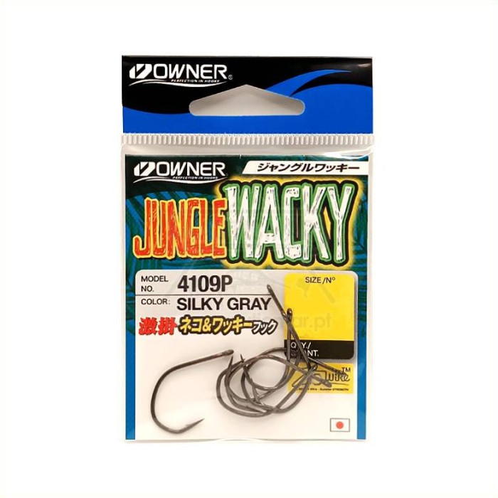 Anzóis Owner 4109P Jungle Wacky Nº2/0 | Nauticmar