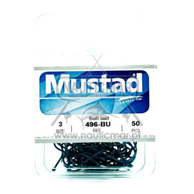 Anzóis Mustad Limerick 496 BU Nº3 CX50 | Nauticmar
