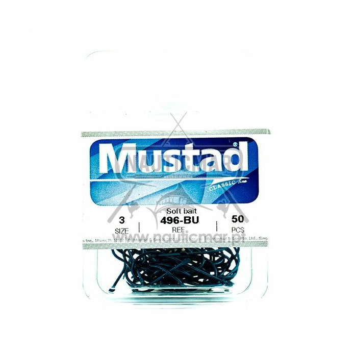 Anzóis Mustad Limerick 496 BU Nº3 CX50 | Nauticmar