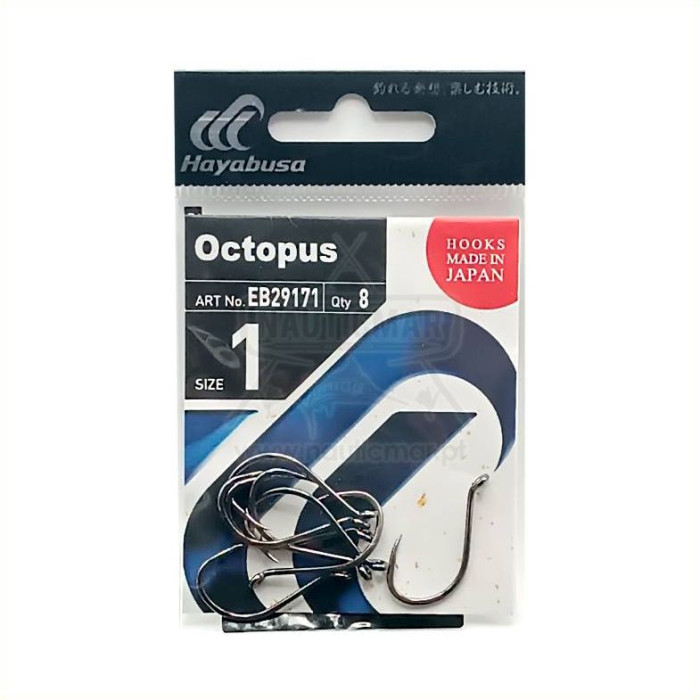 Anzóis Hayabusa Octopus Nº1 8un | Nauticmar