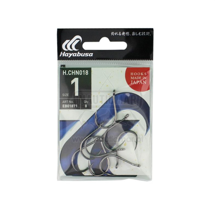 Anzóis Hayabusa CHN018 Nº1 8un | Nauticmar