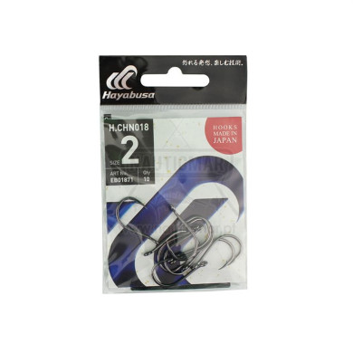 Anzóis Hayabusa CHN018 Nº2 10un | Nauticmar