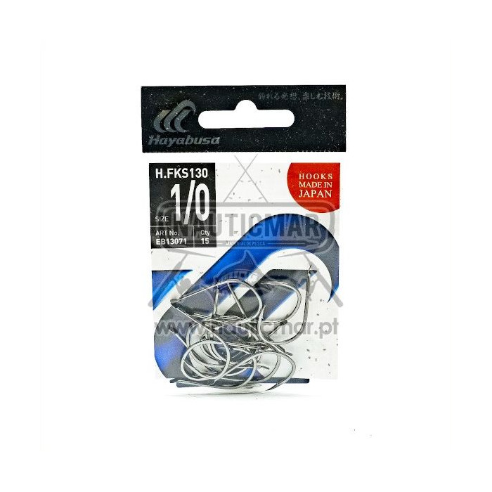 Anzóis Hayabusa FKS130 Nº1/0 15un | Nauticmar