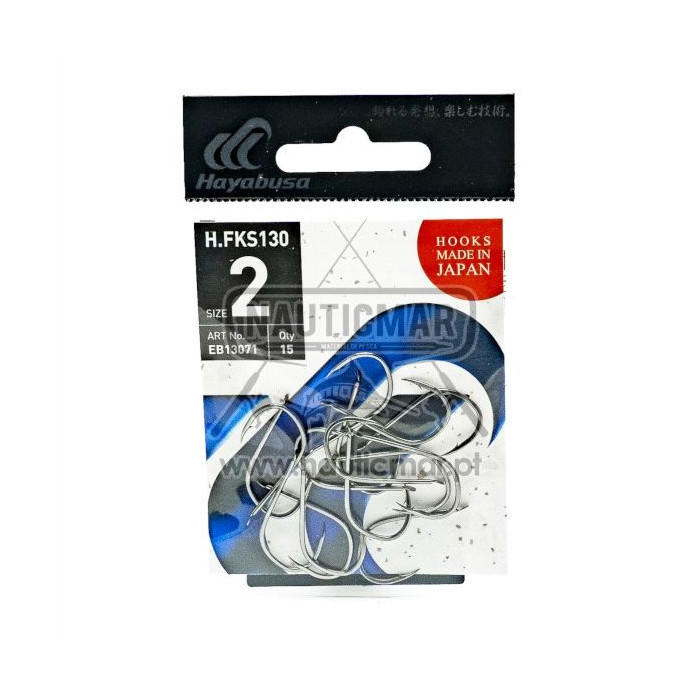 Anzóis Hayabusa FKS130 Nº2 15un | Nauticmar