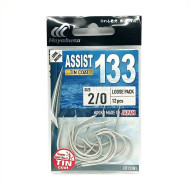 Anzóis Hayabusa 133 para Assist Nº2/0 12un | Nauticmar